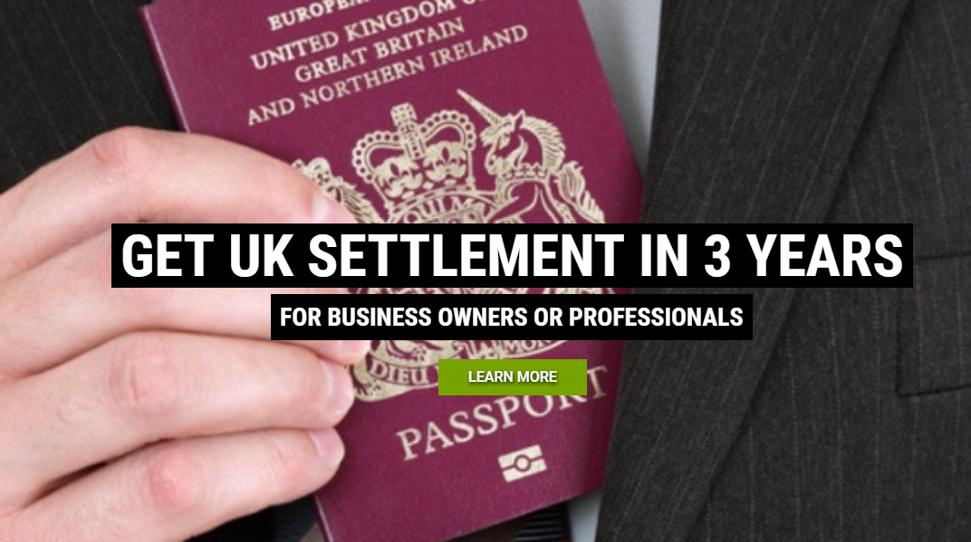 get uk setlement in 3 years